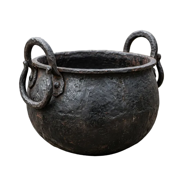 Cast Iron Cauldron With Handles
