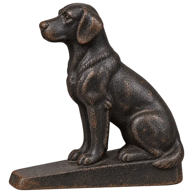 Cast Iron Dog Doorstop