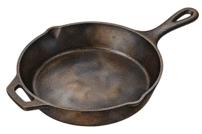 Cast Iron Skillet Illustration