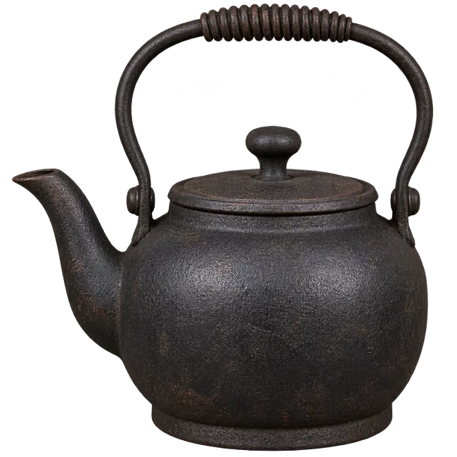 Cast Iron Teapot Kettle with Lid