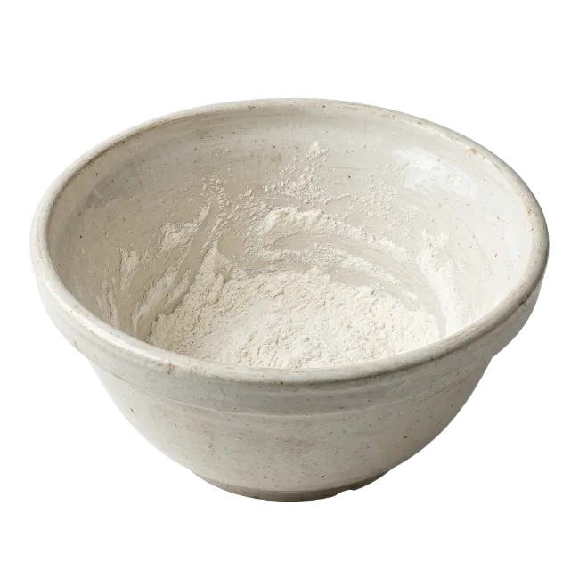 Ceramic Bowl with Flour