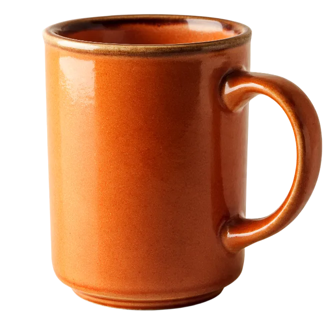 Ceramic Orange Coffee Mug