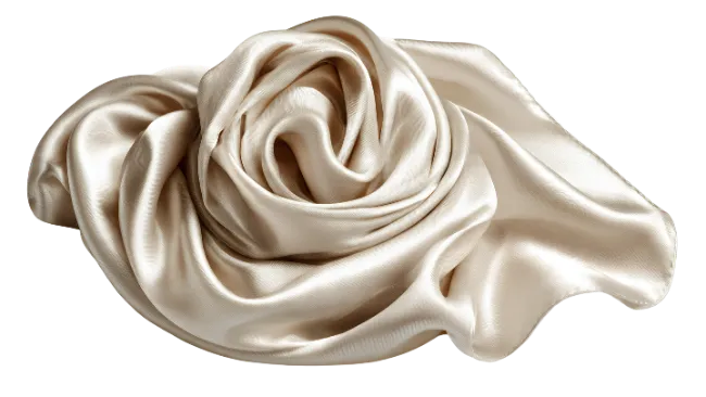 Champagne Silk Fabric Rose Flower