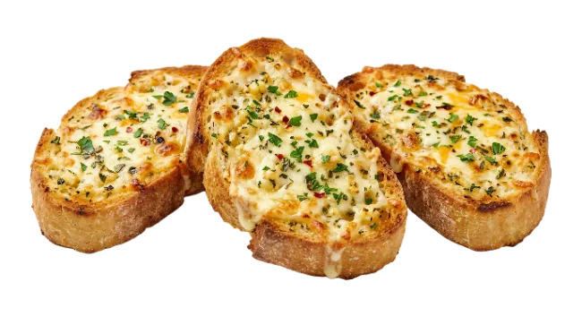 Cheesy Garlic Bread Slices