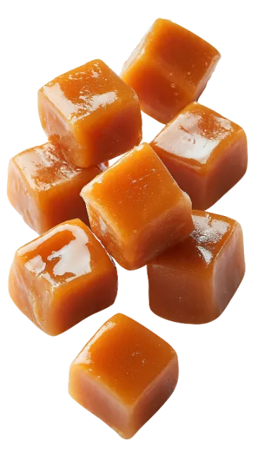 Chewy Caramel Candy Cubes