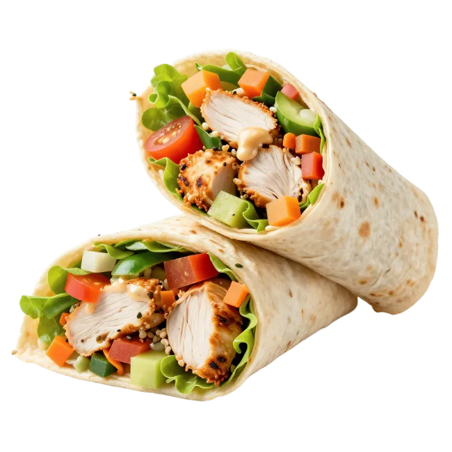 Chicken Wrap with Vegetables