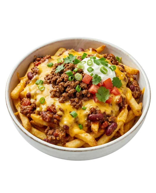 Chili Cheese Fries in a Bowl