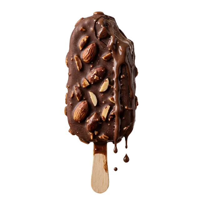 Chocolate Almond Ice Cream Bar