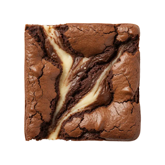 Chocolate Cheesecake Brownie Square
