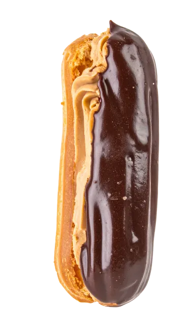 Chocolate Glazed Eclair Pastry