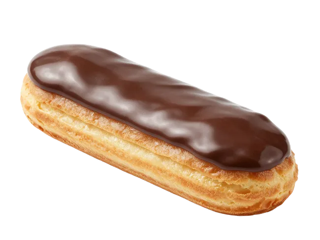 Chocolate Glazed Eclair Pastry