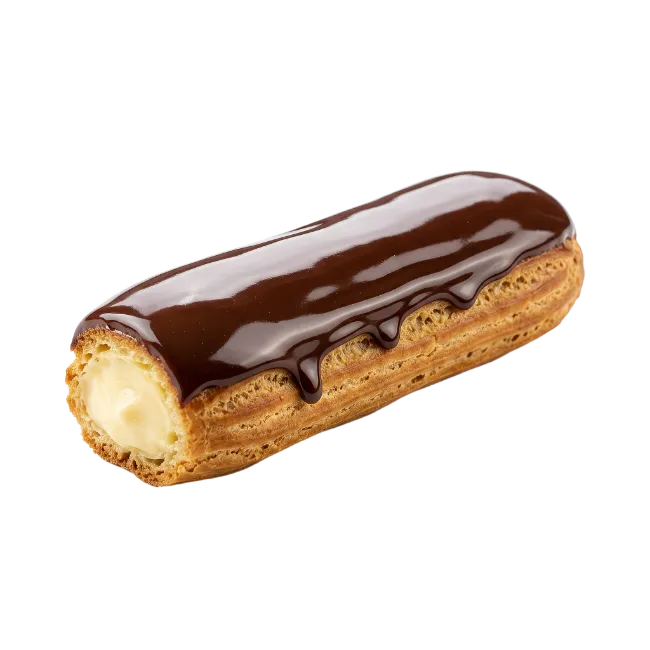 Chocolate Glazed Eclair Pastry