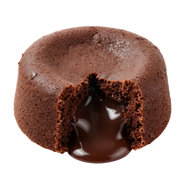 Chocolate Lava Cake with Flowing Ganache