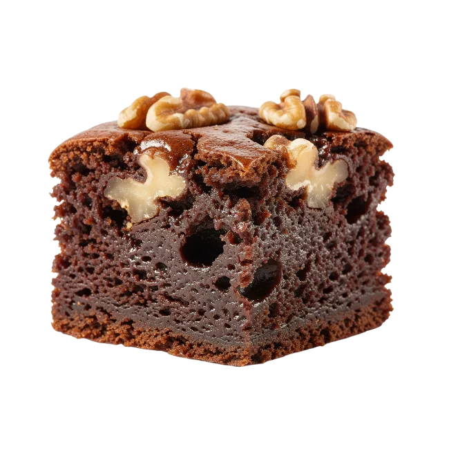 Chocolate Walnut Brownie Slice