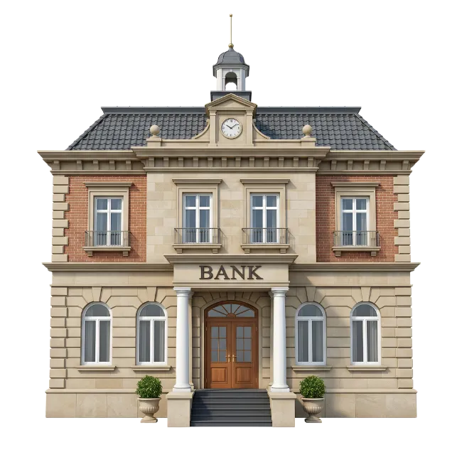 Classic Bank Building Architecture