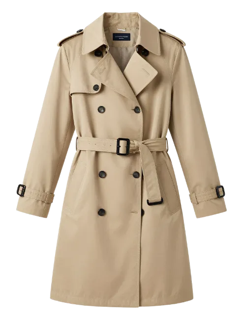 Classic Beige Trench Coat for Women