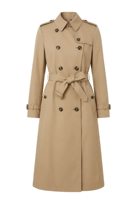 Classic Beige Trench Coat for Women