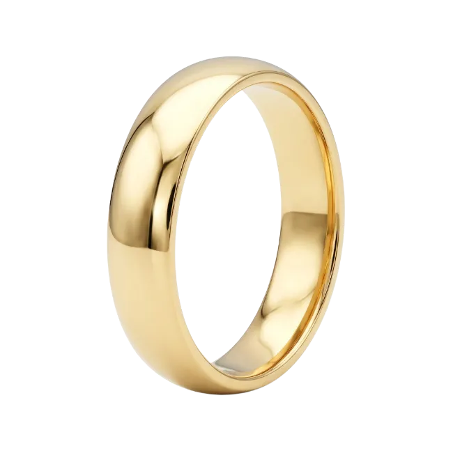 Classic Gold Wedding Band