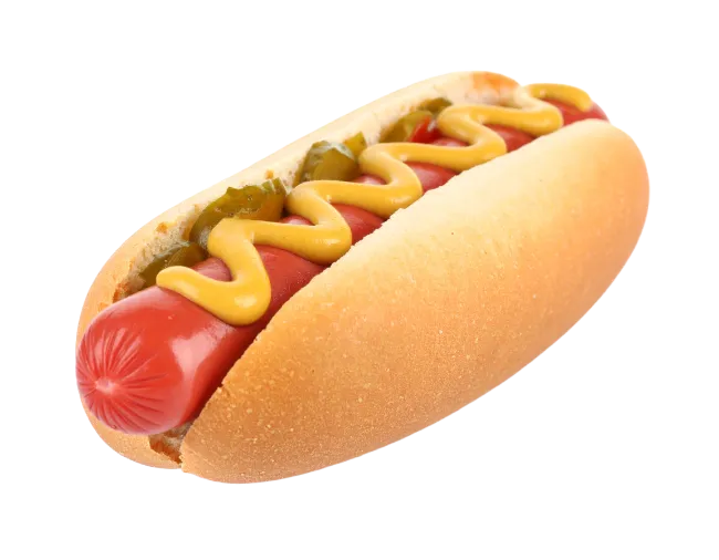 Classic Hot Dog with Mustard and Relish