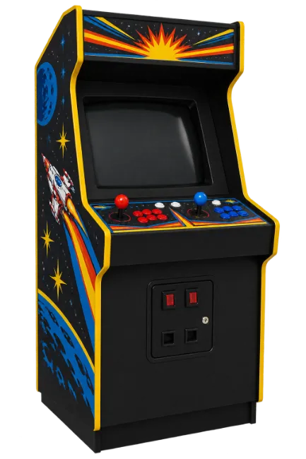 Classic Retro Arcade Machine Game Cabinet