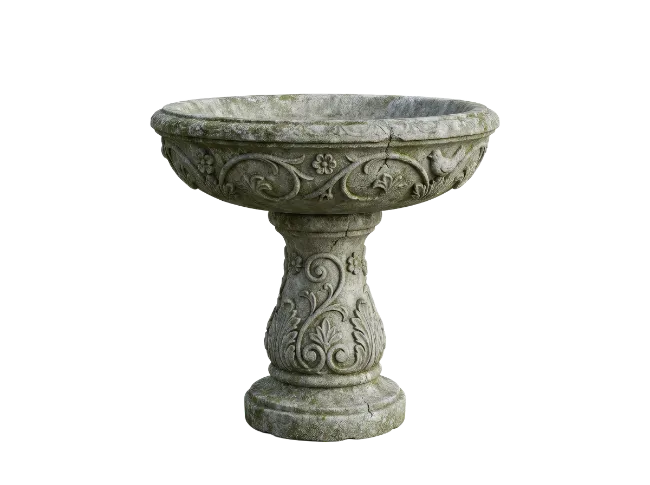 Classic Stone Birdbath Garden Ornament