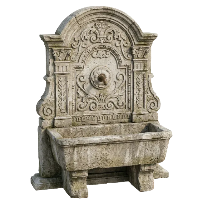Classic Stone Wall Fountain