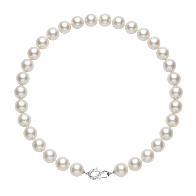 Classic White Pearl Necklace