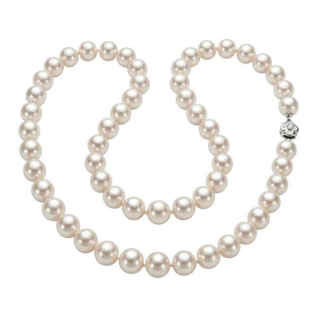 Classic White Pearl Necklace