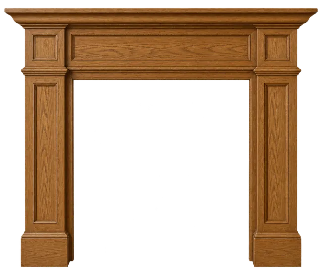 Classic Wooden Fireplace Mantel Surround