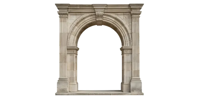 Classical Stone Archway Architecture