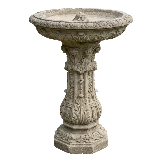 Classical Stone Birdbath Garden Ornament