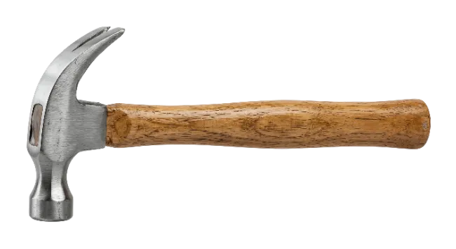 Claw Hammer with Wooden Handle