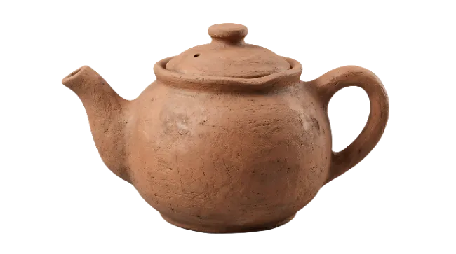 Clay Teapot Handcrafted Ceramic Pot
