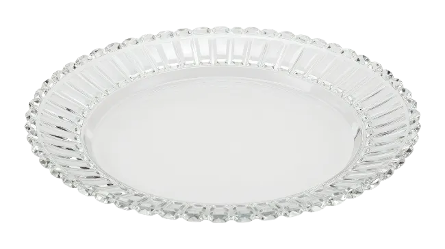 Clear Glass Charger Plate