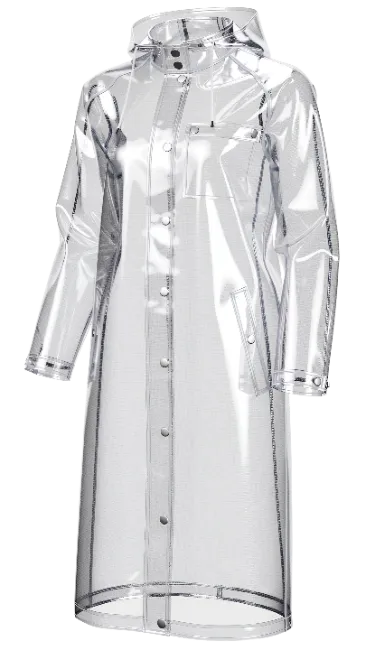 Clear Plastic Raincoat