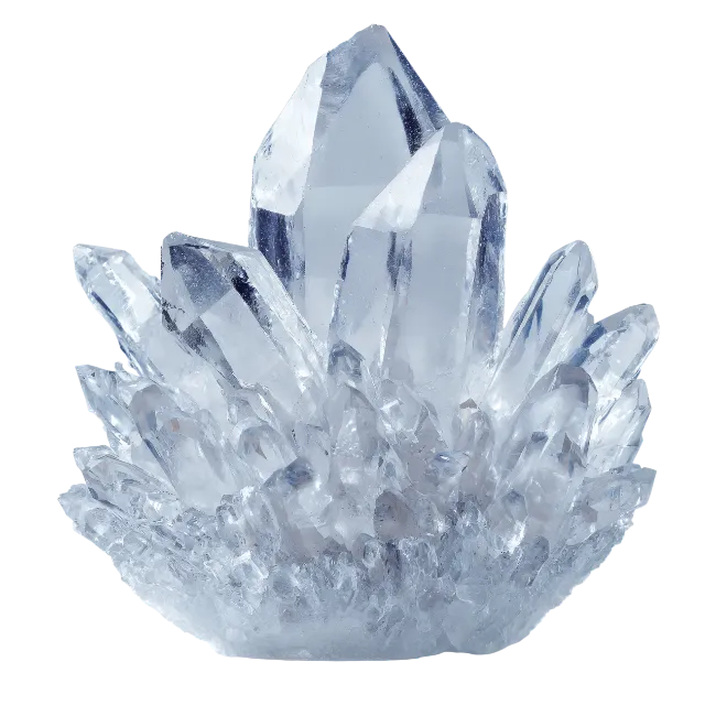 Clear Quartz Crystal Cluster