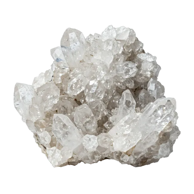 Clear Quartz Crystal Cluster