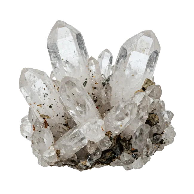 Clear Quartz Crystal Cluster