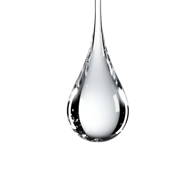 Clear Water Drop Falling