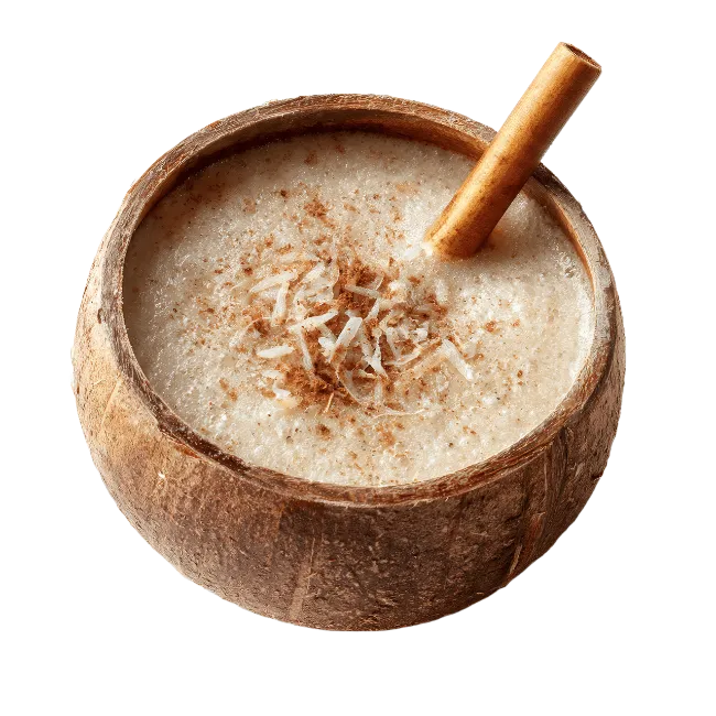 Coconut Cocktail in Coconut Shell Cup