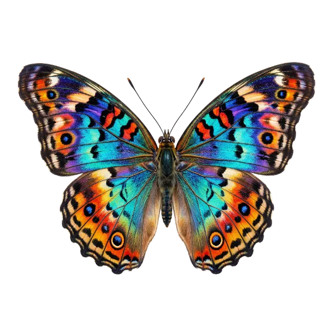 Colorful Butterfly with Detailed Wings