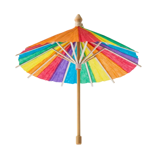 Colorful Cocktail Umbrella
