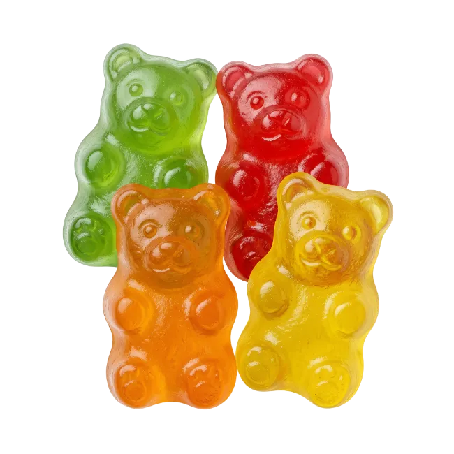 Colorful Gummy Bear Candies
