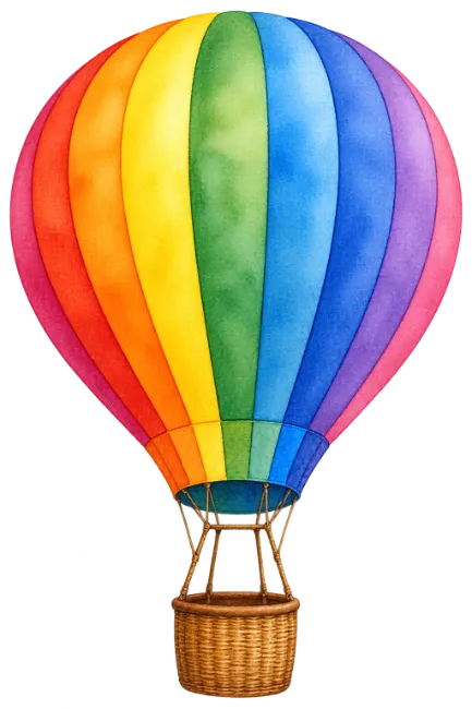Colorful Hot Air Balloon
