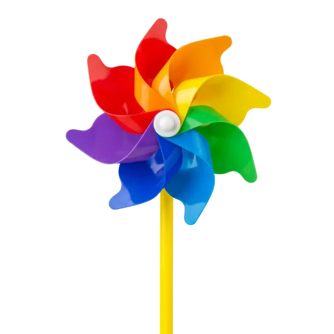 Colorful Rainbow Pinwheel Toy