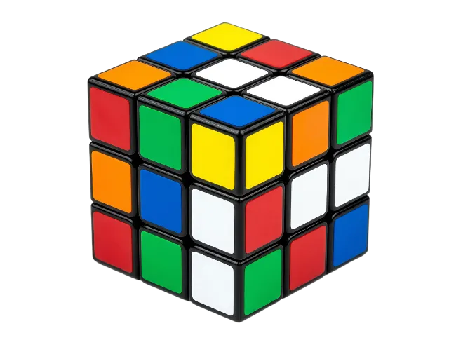 Colorful Rubiks Cube Puzzle Toy