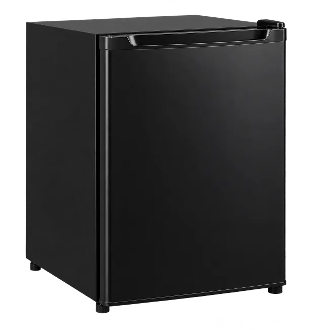 Compact Black Mini Refrigerator