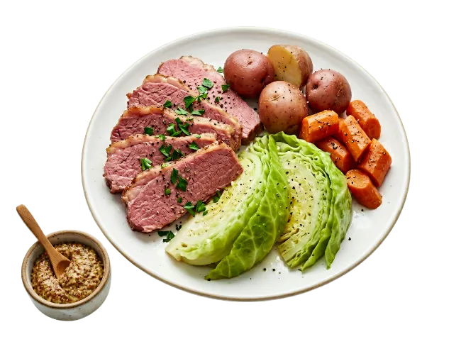 Corned Beef and Cabbage Dinner