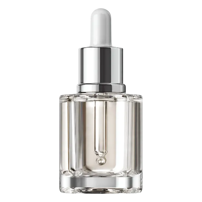 Cosmetic Serum Glass Dropper Bottle