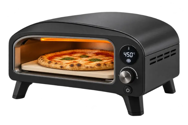Countertop Pizza Oven Baking Fresh Pizza